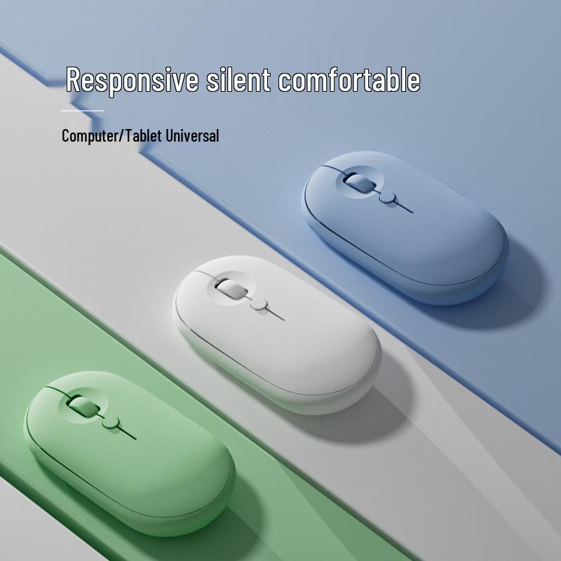 Xiantai Star Bluetooth Dual Mode Silent Wireless Mouse for Girls - Mini, Low Noise, for Laptop, Desktop, Office.
