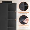 Lifewit Cappellino da Baseball Appeso Porta Cappelli Espositore in Tessuto Supporta fino a 40 Porta Cappelli Organizer a 10 Scomparti Nero, Rastrelliera, Scaffale in Tessuto Non Tessuto, Cappelli, Armadio/Camera da Letto