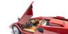 Kyosho Original Maßstab Lamborghini Countach LP400 Fertigmodell KS08321RT 1/18 (rot)