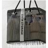 Mesh Bath Storage Bag with Handle – Toiletry Organizer for Shower, Gym, Travel, Swimming – Waterproof Mesh Tote for Cosmetics