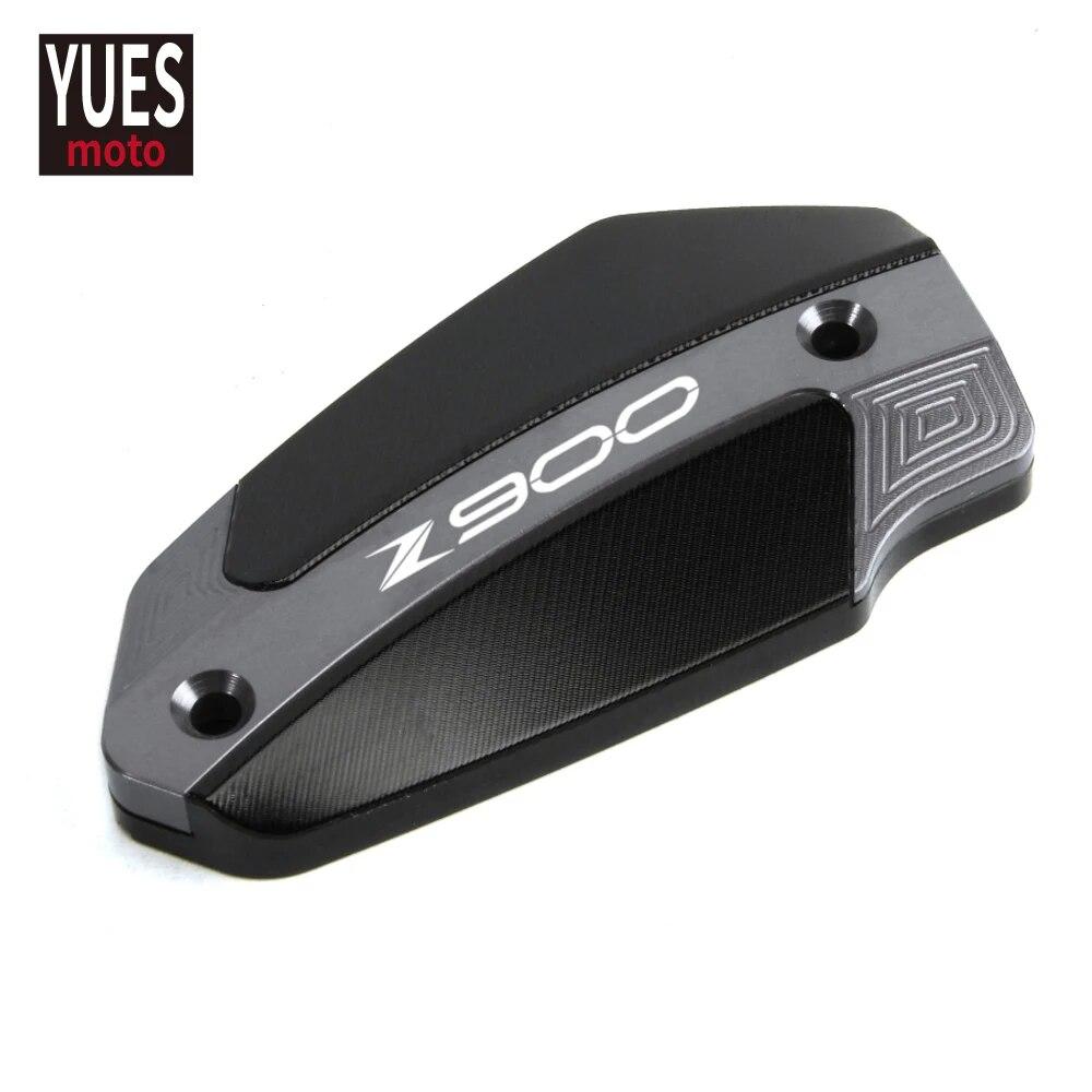 Motorcycle Accessories Front & Rear Fluid Reservoir Cover Cylinder Reservoir Brake Cap For Kawasaki Z900 Z 900 2017- 2022