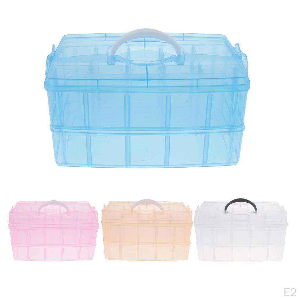 ,Jewelry,Necklace,Bracelet Storage Box Dismountable 20 Grid Case