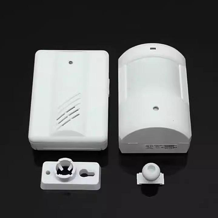 Upgraded Infrared Wireless Doorbell and Smart Sensor Driveway Alarm