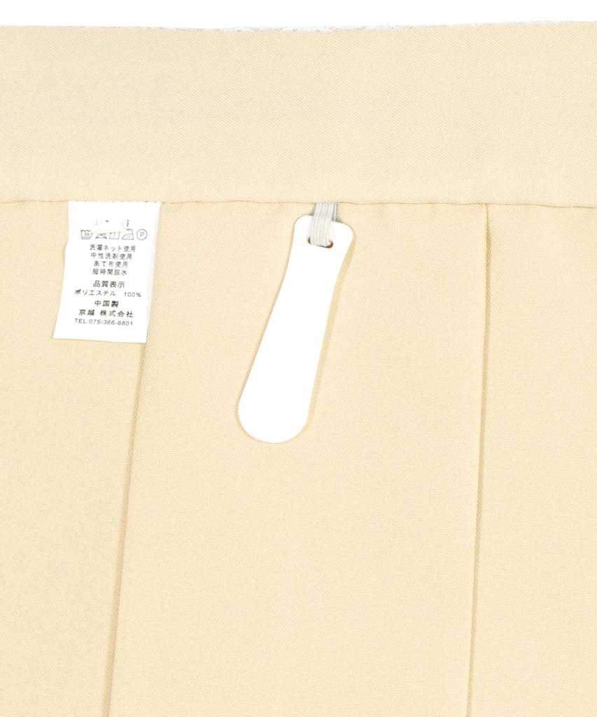 Graduation Ceremony Hakama Lace String Plain Single Item Junior [KYOETSU] (12.Ivory, 80cm)