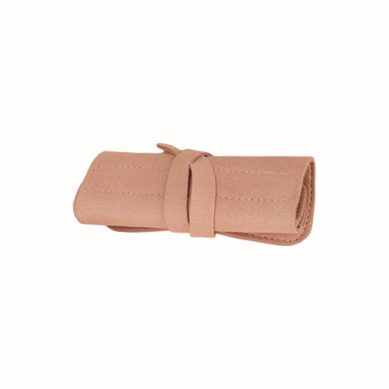 Multifunctional Cross-Border Jewelry Roll: Foldable Portable Microfiber Storage Clutch