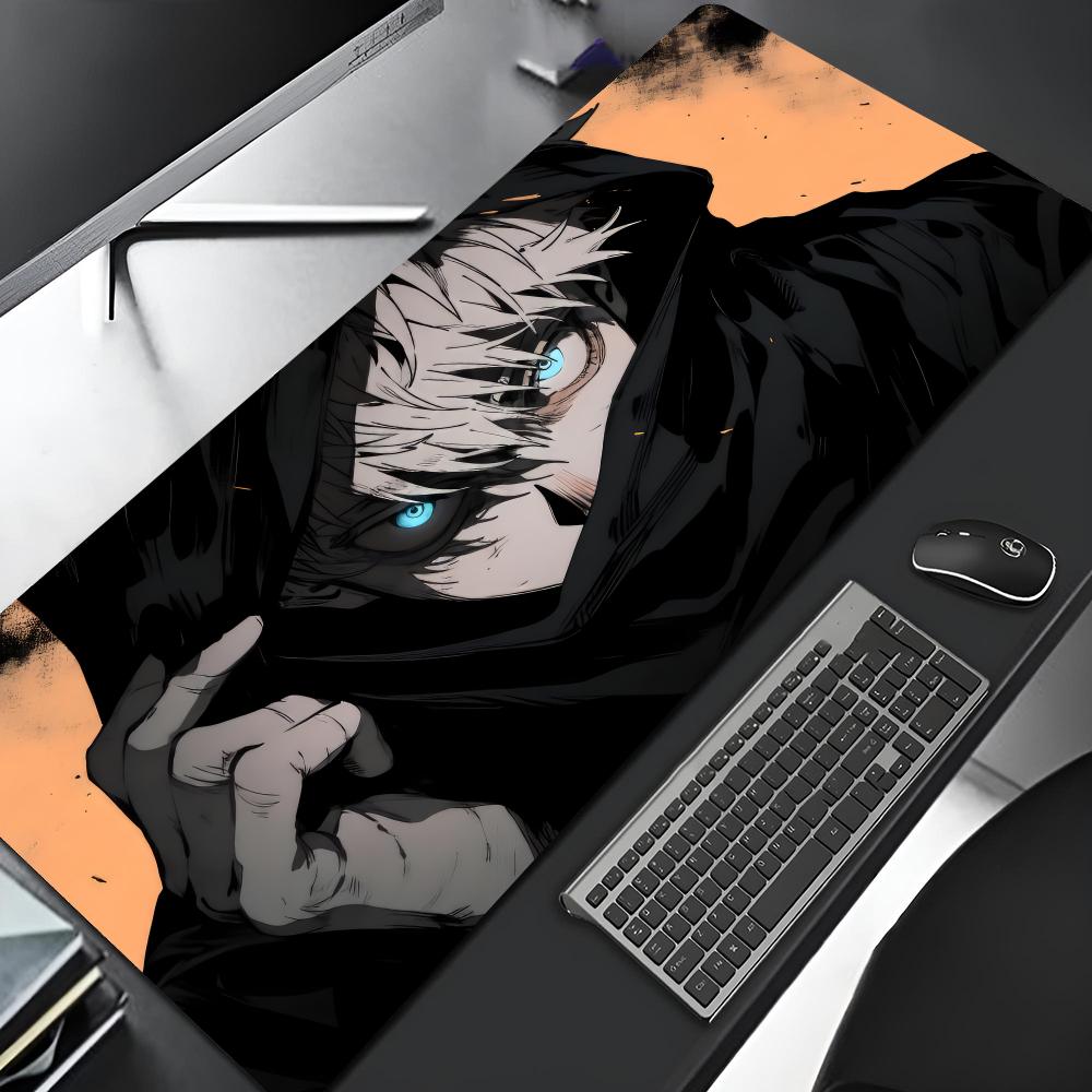 Anime Jujutsu Kaisen Mouse Pad Gaming Gamer Locking Edge Big Computer Gamer Large Rubber Art Mousepad Laptop Desk Mat