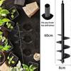 Garden Spiral Drill Bit 8x60cm Garden Spiral Drill Bit Flower Ball Spiral Drill Bit Gardener Umbrella Drill Bit Excavator Hexagonal Drill Bit Spiral D