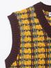 Autumn 2025 Women's European & American Style Sleeveless Knit Vest - Casual, Loose Texture Fashion.