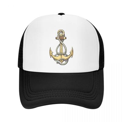 Punk Nautical Anchor Baseball Cap Unisex Women Breathable Sailor Adventure Trucker Hat Sports Snapback Caps