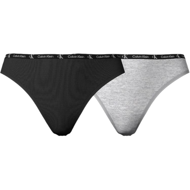 

Calvin Klein Letter Triangle Fit Underwear 2-Pack Women underwear 000QD3991E-BGH M