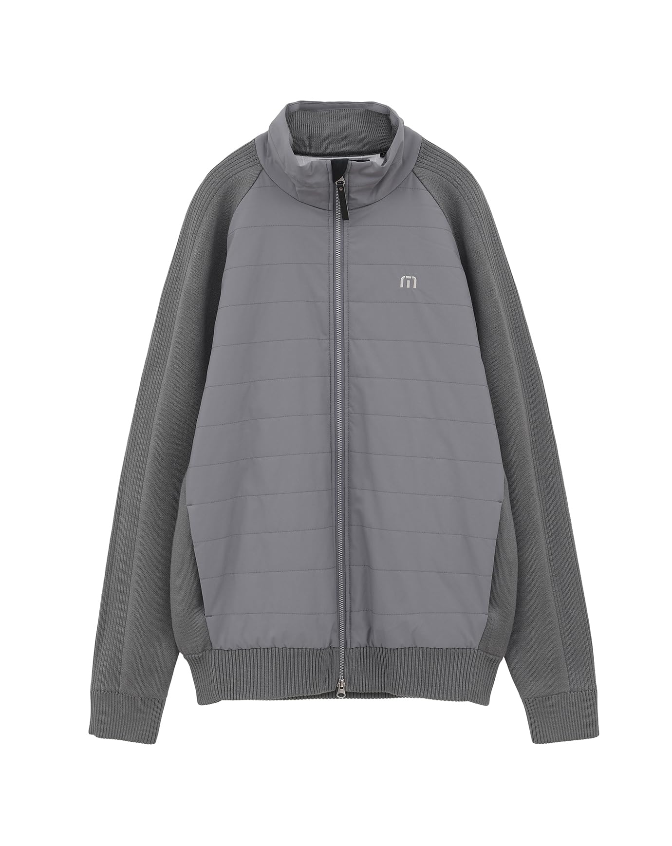 

Filled Full Zip Knit Jacket Logo Golf Outerwear 7AK039 Quiet Shade 2XL [Travis Matthew] Men s (Brand Jacquard) / /
