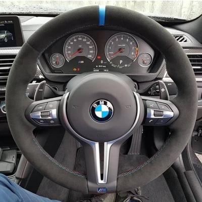 Ized Suede Leather Car Steering Wheel Cover For F87 M2 F80 M3 F82 M4 2 M5 F12 F13 M6 F85 X5 M F86 X6 M F33 F30 M Sport