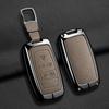 Car Key Case Cover For Land Rover Sport Freelander Discovery 4 Range Rover Sport LR4 2010-2012 Zinc Alloy Leather Auto Keychain