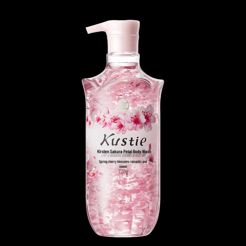 Kustie Cherry Blossom Petal Shower Gel