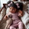 Silicone Doll With Fabric Body For Collectors And Reborn Enthusiasts
