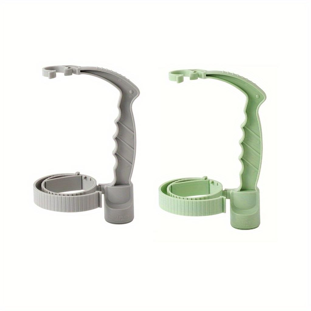 2pcs Adjustable Drink Pouring Cup Handle with Built In Bottle Opener , Ergonomic Grip, Prevents Spills, Fits Standard Beverage Bottles