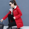 Winter Women Parkas Casual Hooded Jackets Autumn Warm Letter Print Long Female Coat Zipper Outerwear