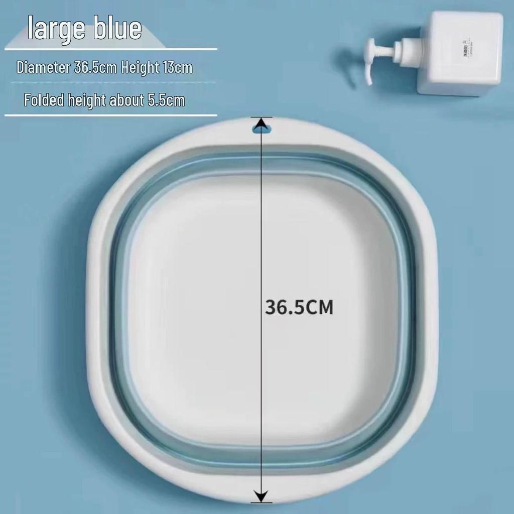 Hordozható Összecsukható Utazó Mosdótál: Kompakt, összenyomható megoldás kollégiumokba, felnőtteknek és mosodába.