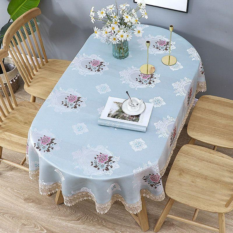 Față de masă cu brodare europeană Față de masă ovală Față de masă pentru sufragerie Față de masă dreptunghiulară pentru ceai Față de masă acoperită mică Prosop