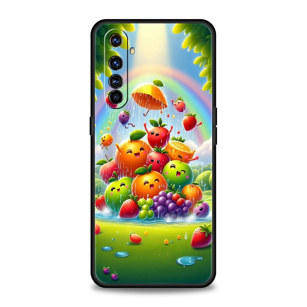 

Soft TPU Case For Realme C67 C63 C55 C53 C25 C21 10 11 12 13 GT 2 3 5 Pro Plus Shockproof Phone Cover Cute Green Vegetables Ins Realme 9 5G