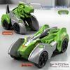 One-Key Transforming Bugatti Pull-Back Car Robot Toy