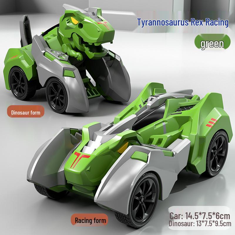 One-Key Transforming Bugatti Pull-Back Car Robot Toy