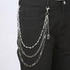 Trendy Multi-layer Denim Waist Chain for Men & Women – Punk Hip Hop Rock Style Decorative Pants Chain