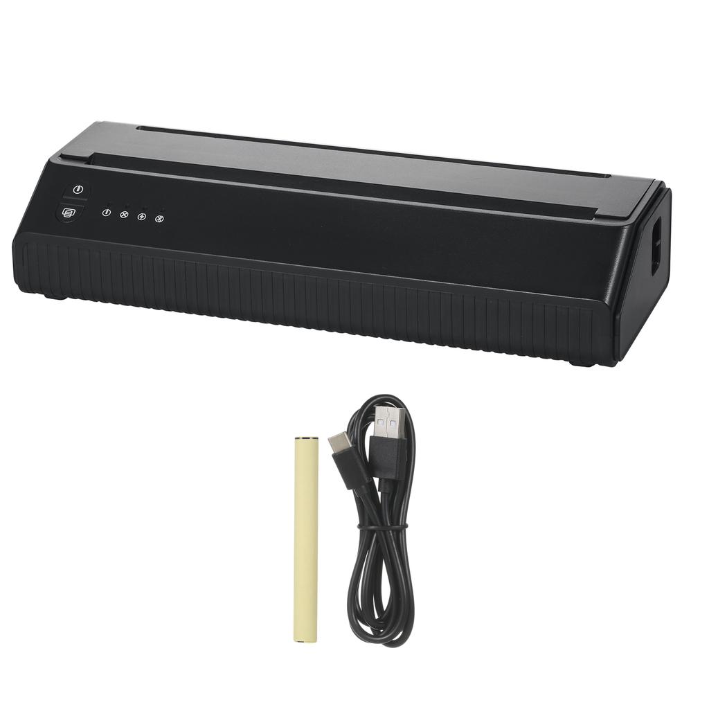 Thermal Printer Wirelessly Photo Tester Paper Printer Portable 203DPI Tattoo Transfer