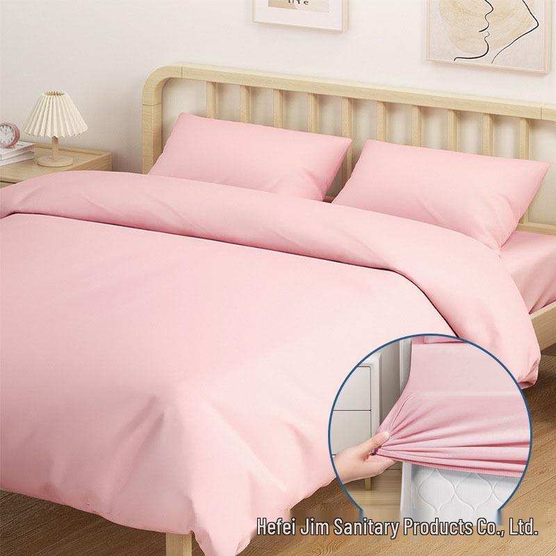 Set di biancheria da letto usa e getta portatile da viaggio: Lenzuolo Matrimoniale Spesso, Anti-Sporco e Copripiumino Colorato.