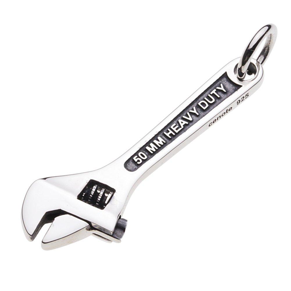 

Подвесной инструмент в виде гаечного ключа из серебра 925 пробы p0667 [Cenote] [Серебряный аксессуар]