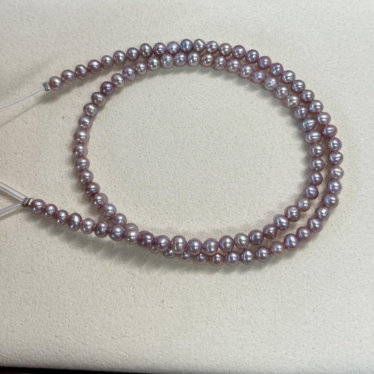 

1 нить, Фиолетово-оранжевые натуральные пресноводные жемчужины, Ручная работа, Почти круглые жемчужные бусины для изготовления ювелирных изделий, Поделки DIY (Бусины 4-4,5 мм, Длина 36 см) 1String/4-4.5mm-36cm фиолетовый