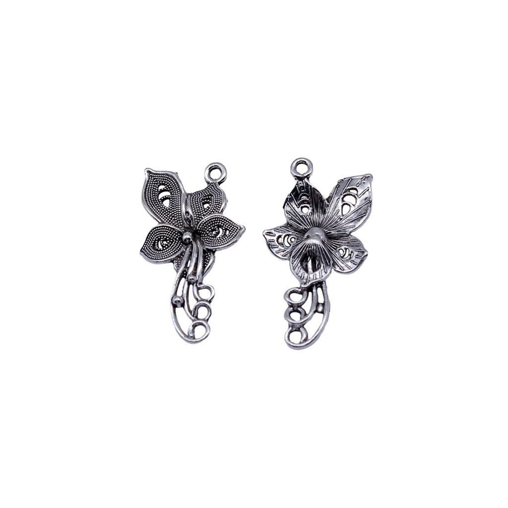 Charms Small Flower Pendants Wedding Jewelry Findings QC116