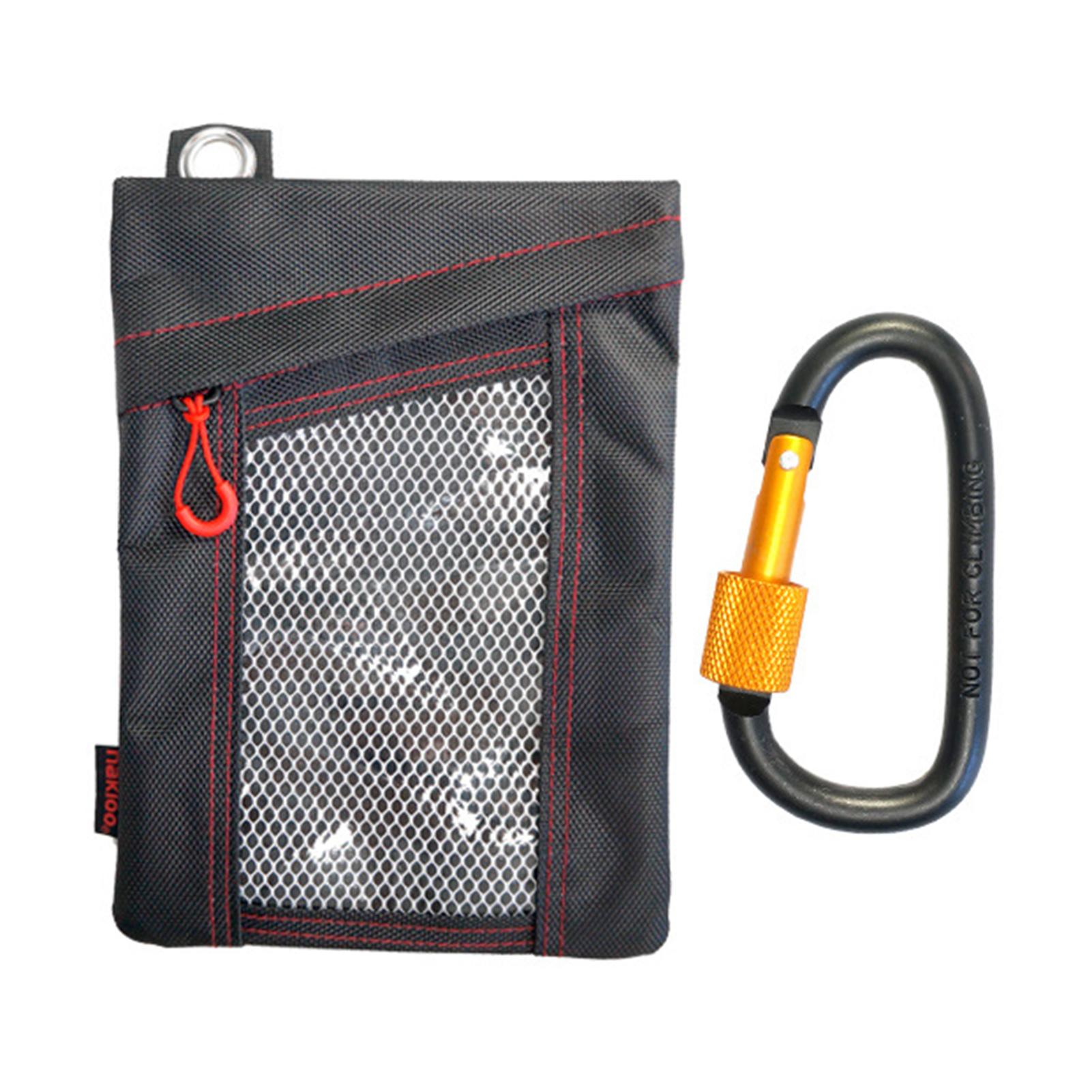 

9inch Tool Storage Bag Multifunctional Portable Hardware Component Storage Hanging Bag Electrician Carpenter Tool Organizer Bag