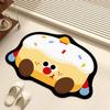 Diatom mud toilet floor mat bathroom water-absorbing non-slip foot mat household entrance toilet quick-drying  carpet