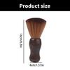 Professional Hairdressing Neck Duster Brush for Salon Use Soft Bristles Wood Handle Hairdressing Cleaning Brush