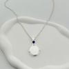 3-Color Opening and Closing Shell-shape Box Pendant Necklace Romantic Party Jewelry Fashion Clavicle Chain for Women