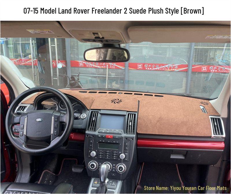 Parasol Land Rover Freelander 2 y Alfombrilla Antideslumbrante para Salpicadero - Aislamiento Térmico y Protección Solar Modificación Interior.