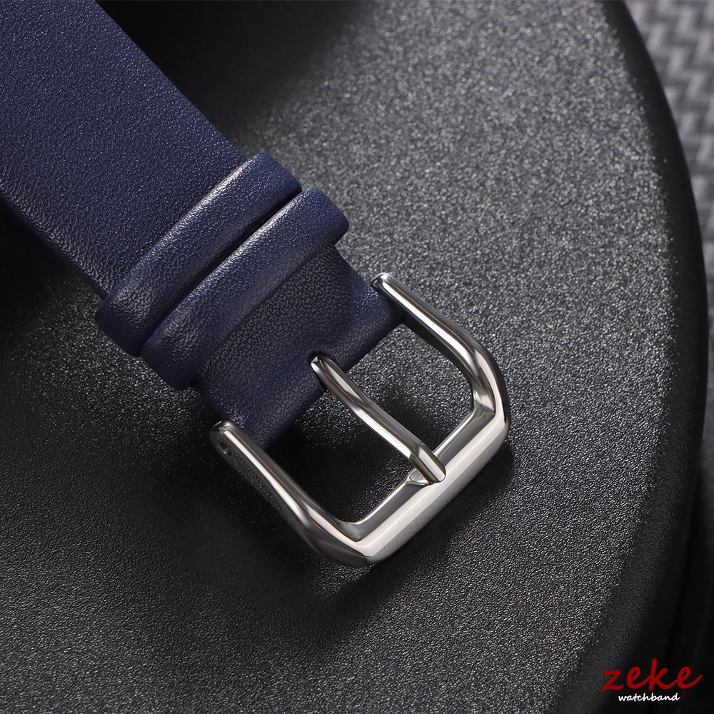 18mm 20mm 22mm Ultra-thin Genuine Cowhide Watchband Men Women Universal Watch Strap Brown White Black Wristband for Smartwatch