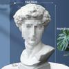 Plaster Cast Geometric Sculpture Set for Art and Photography
