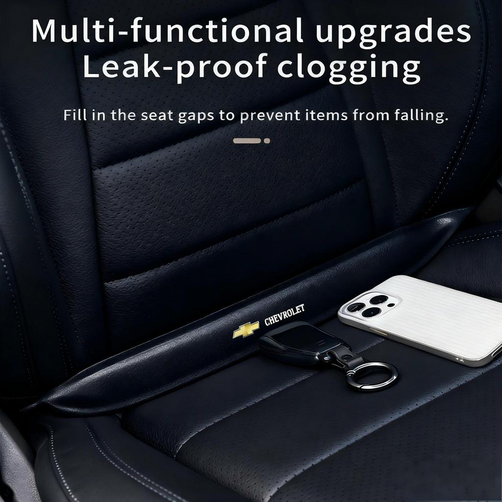 Car Seat Gap Filler Leak-Proof Plug Strip Prevent Items Falling For Chevrolet Cruze Impala Malibu Silverado Js9 Cobalt Impala Onix