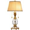 Modern LED Crystal Floor Lights For Living Room Study Floor Lamp Copper Bedroom Bedside Table Lamps Interior Lighting Decoratio