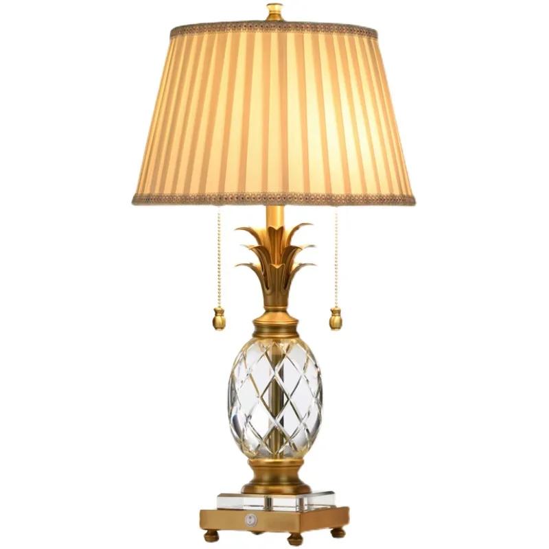 Modern LED Crystal Floor Lights For Living Room Study Floor Lamp Copper Bedroom Bedside Table Lamps Interior Lighting Decoratio