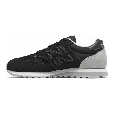 Nb 520 Minimalist Versatile Leather Low-Top Running Shoes Unisex Sneaker Black Gray U520EP