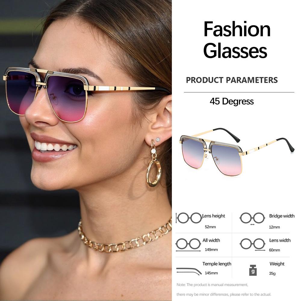 Modern Sunglasses For Women Minimalist Design Structural Sense Commuting Glasses Personalized Versatile Suitable For Women