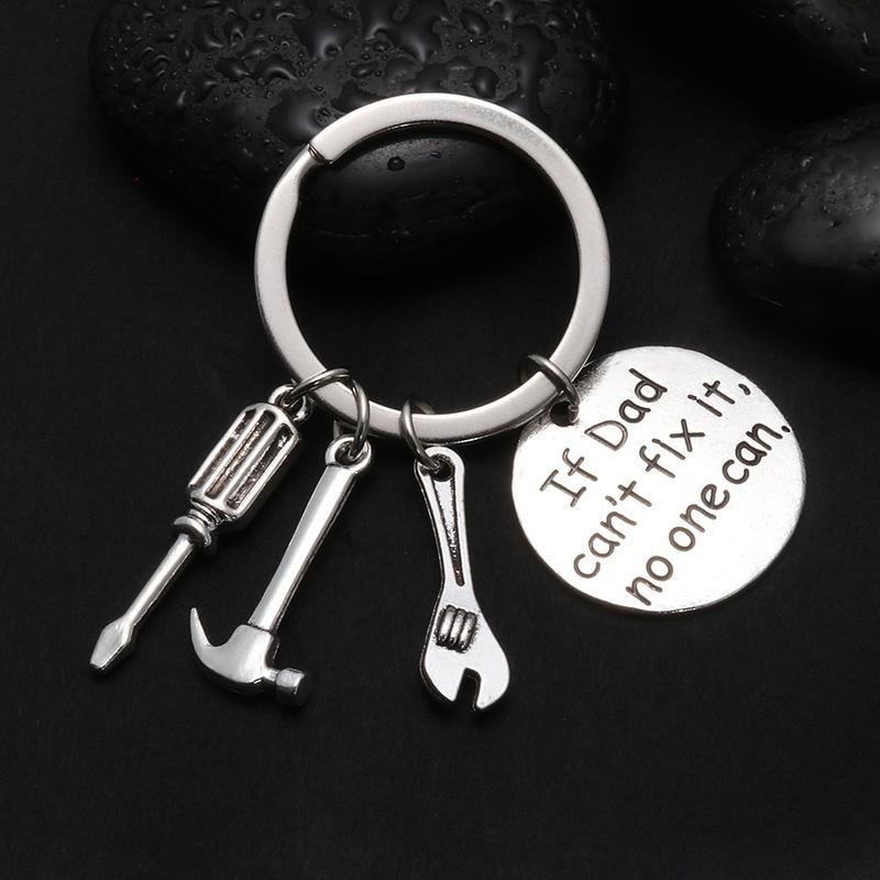 1Pc Fashion New Keyring Hand Tools Keychain Daddy Keyring Gift for Dad Fathers Day Keychain
