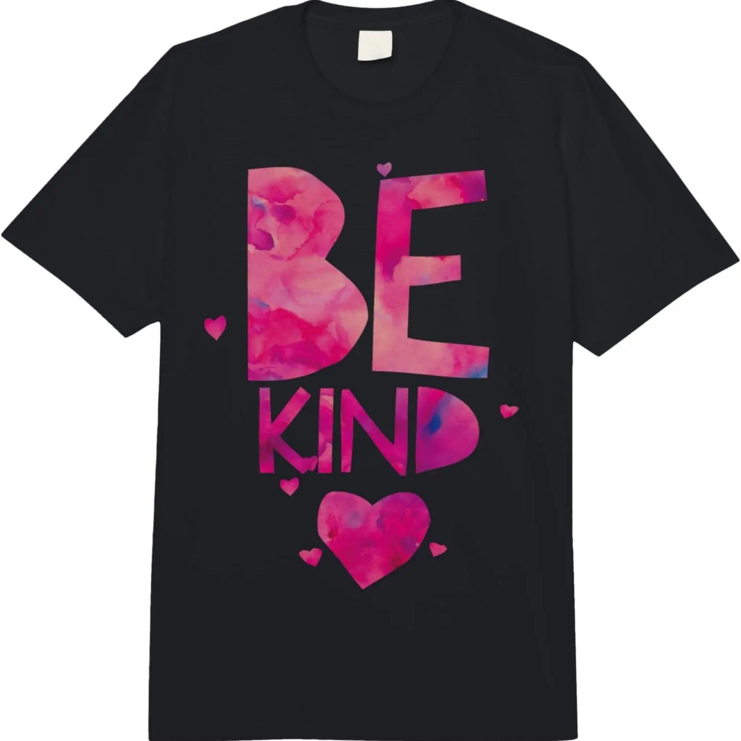 

Be Kind, Inspire Kindness, Peace & Love, Compassion, Empathy Comfort Colors Adult Heavyweight T-shirt S чёрный