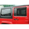 Rear Door Triangle Window Glass Cover Trim US Flag  For 2007-17 Jeep Wrangler JK