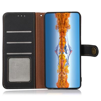 KHAZNEH For Motorola Motorola Moto G75 5G Case Genuine Cow Leather Wallet Phone Cover