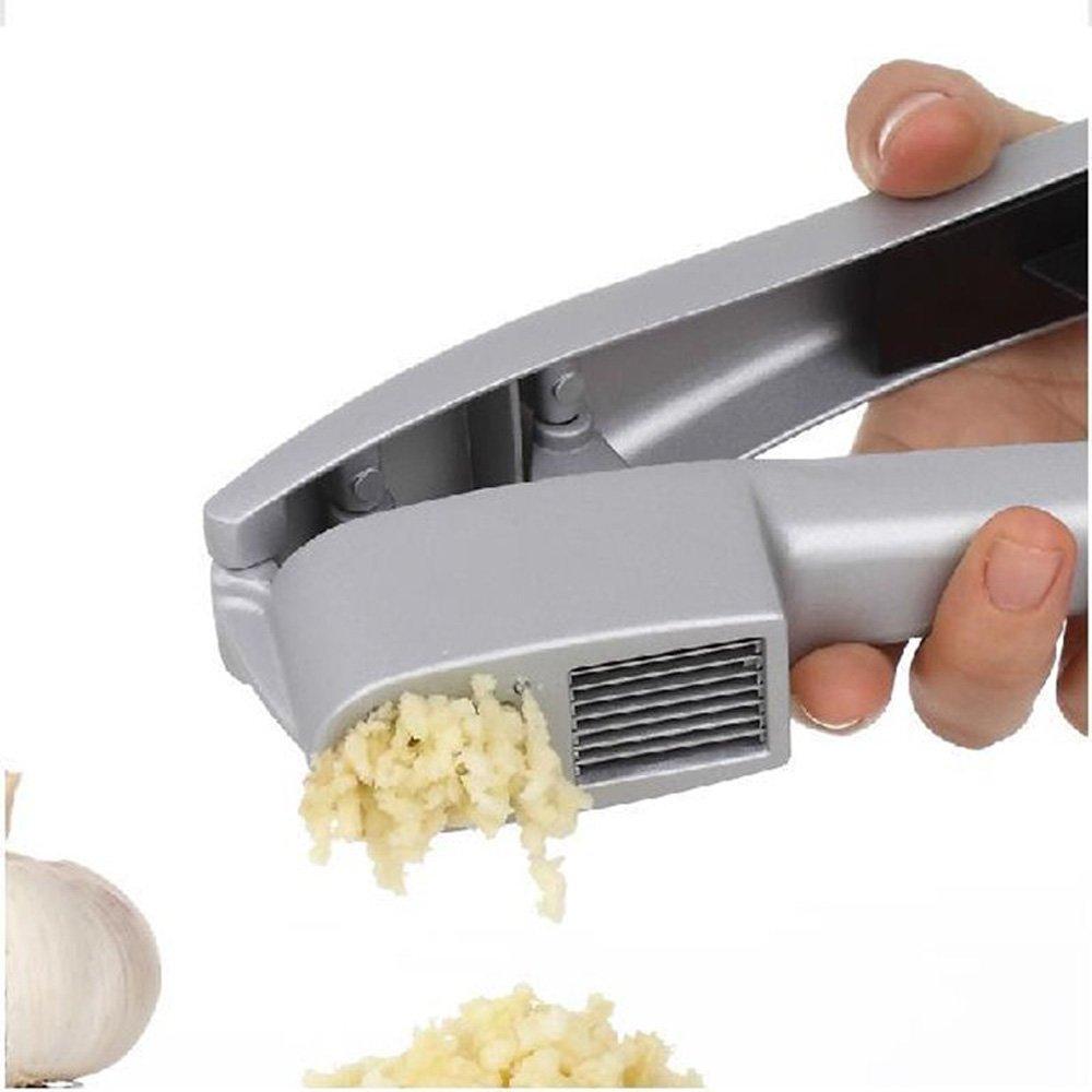 

zmart Garlic Press, Aluminum Garlic Crusher, Slicer, Kitchen Utensil, Ginger