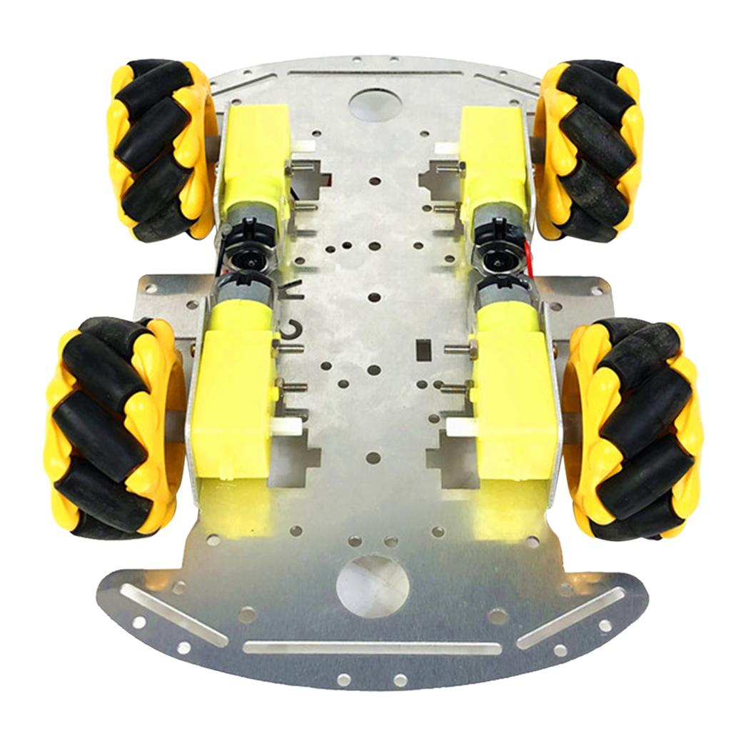 Robot Kit 4WD Omnidirectional Wheels Intelligent Car